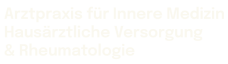 Arztpraxis für Innere Medizin Hausärztliche Versorgung – Rheumatologie  in Berlin Friedrichshain